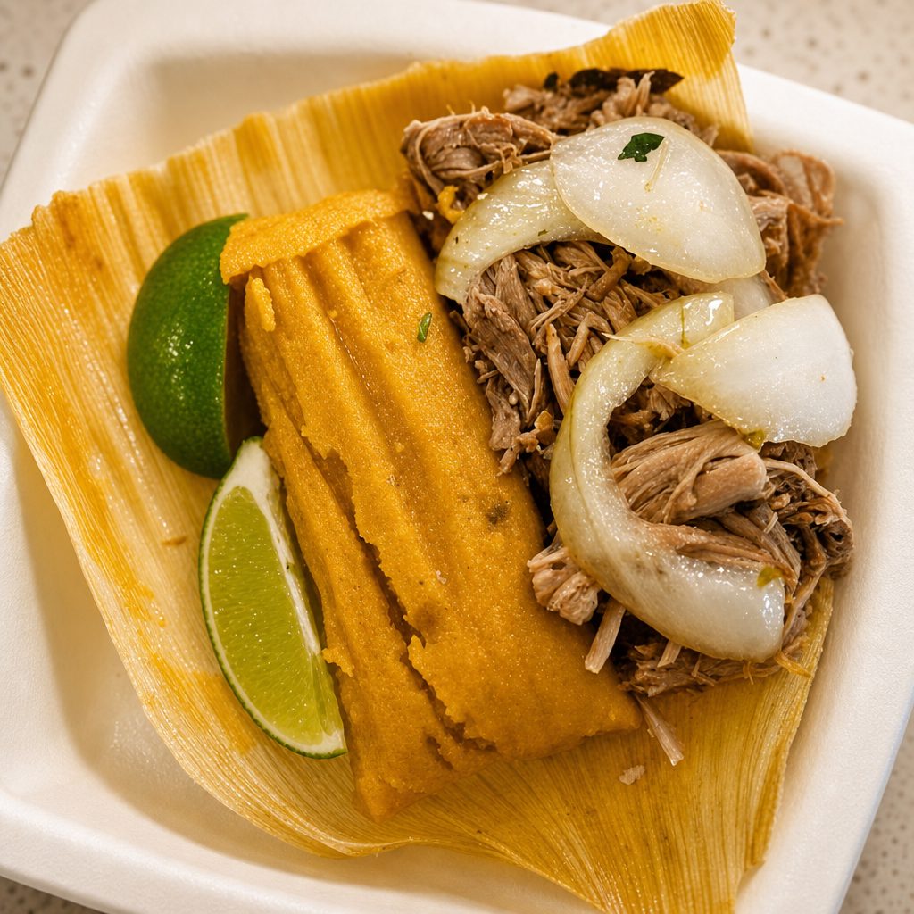 Cuban Tamales "Tamal Cubano".