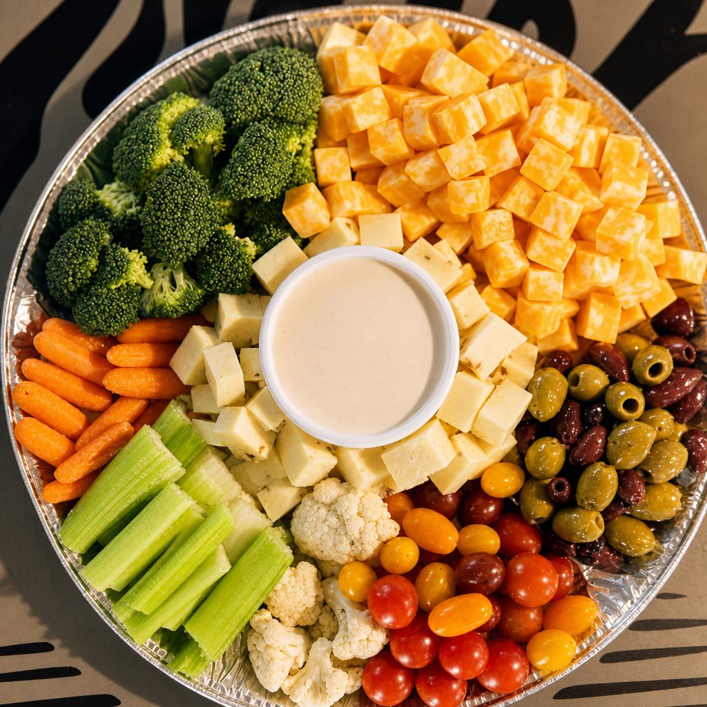 Vegetable & Cheese Tray.